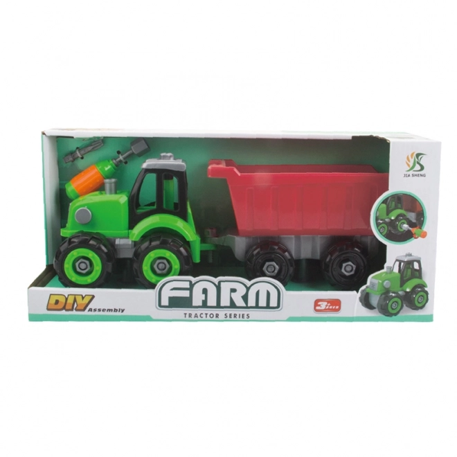 Build Your Own Tractor with Trailer Set