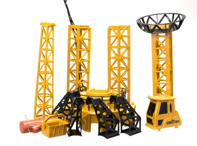 Remote Controlled Construction Crane with 4CH Hook 128cm