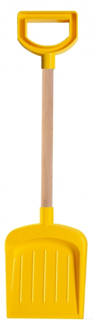 Yellow Children's Shovel with Wooden Handle