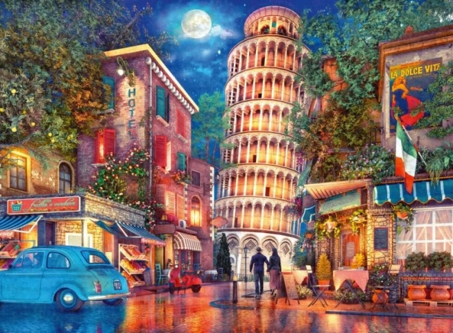 Puzzle Street in Pisa 500 Pieces