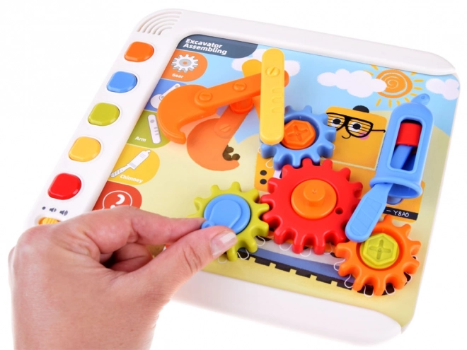 Interactive Montessori Panel for Learning Emotions, Numbers & Shapes