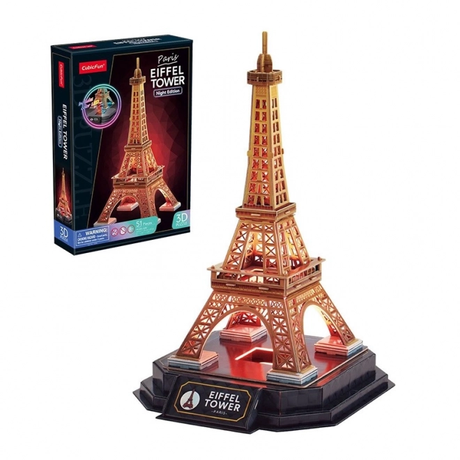 3D Puzzle Eiffel Tower Night Edition