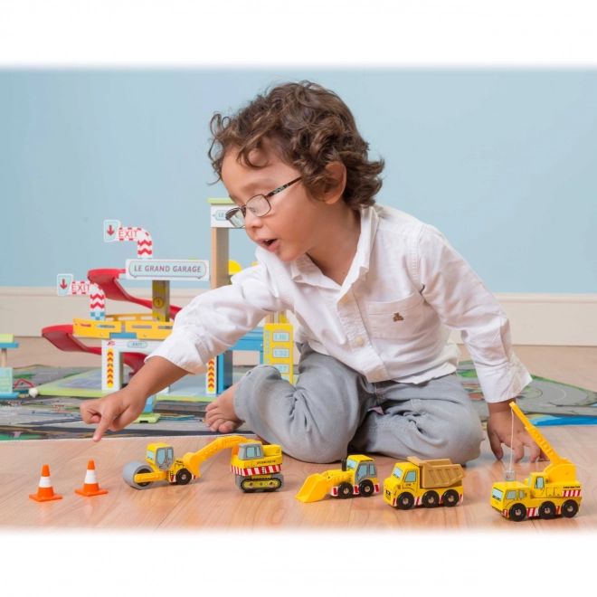 Le Toy Van Construction Vehicles Set