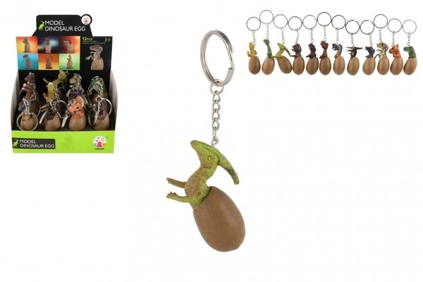 Dinosaur Egg Keychain