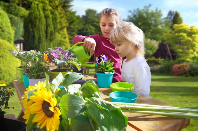 Children's Gardening Set with Flower Pots