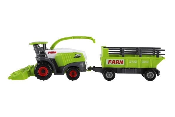 Farm Harvester with Trailer