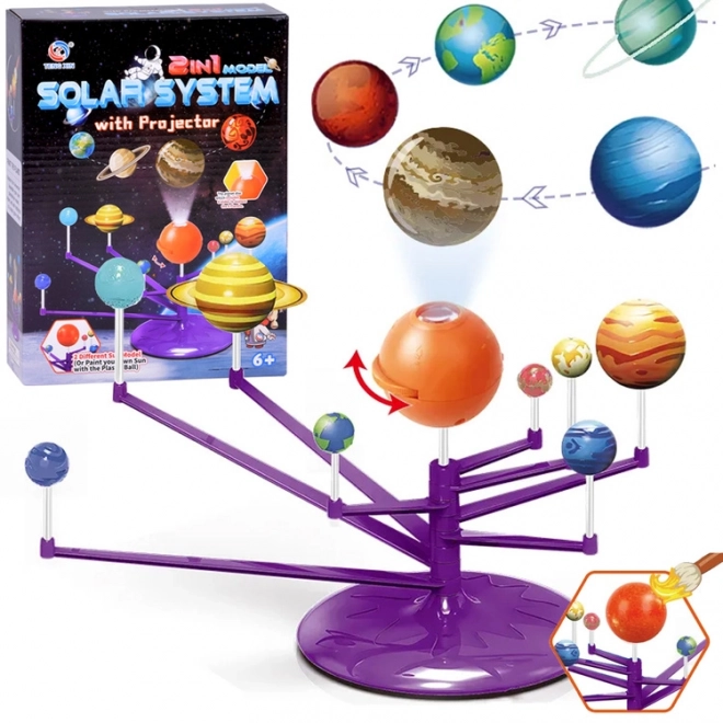 2-in-1 Solar System Educational Projector Set