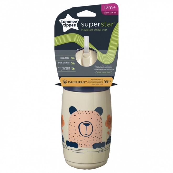 Non-spill Toddler Cup with Straw