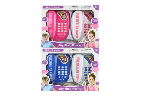 Plastové telefony na baterie