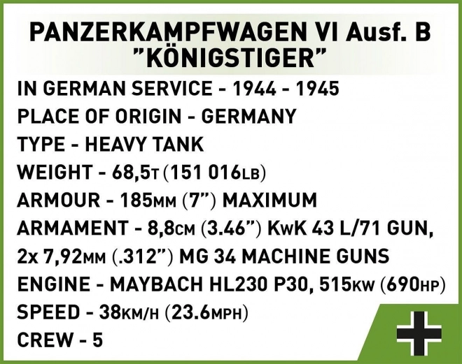 King Tiger Tank Model