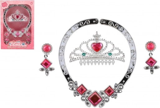 Beauty Set with Crown, Necklace, and Earrings