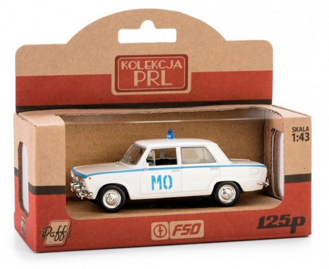 Classic Polish Fiat 125P Metal Model