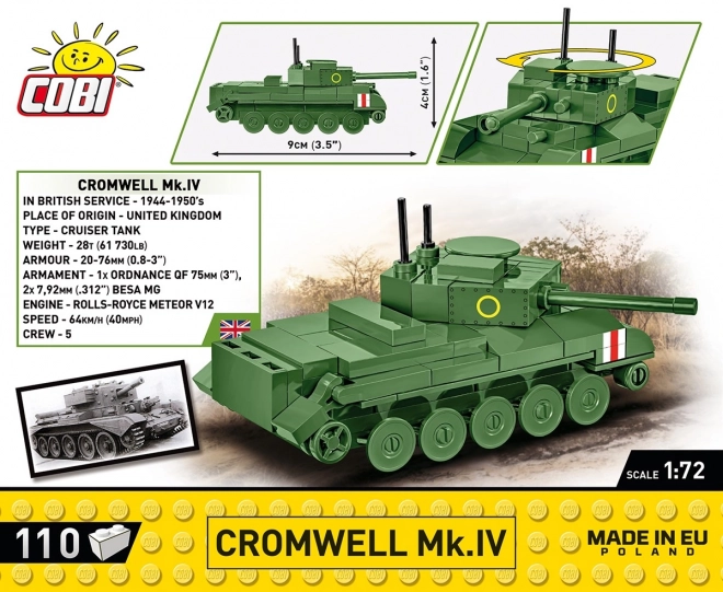 Cobi WWII Cromwell Mk. IV Tank Model