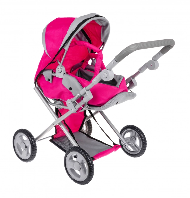 Pink 2-in-1 Doll Stroller