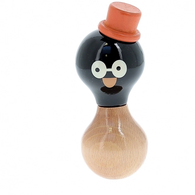 Penguin René Wooden Rattle