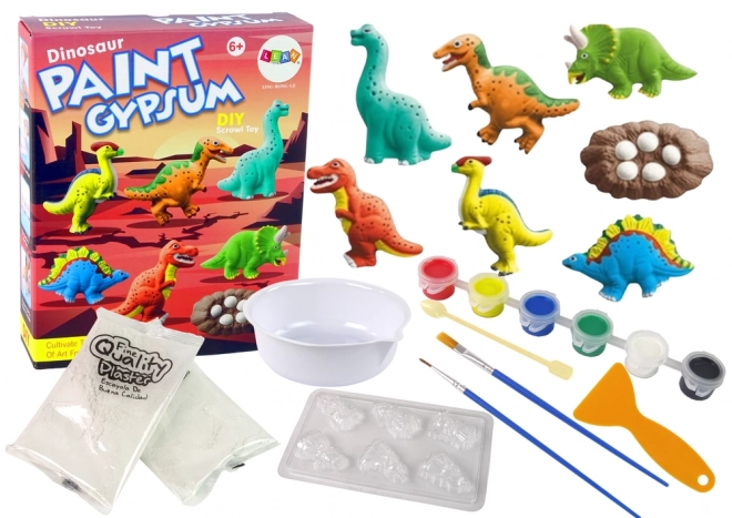 Dinosaur Plaster Casting and Painting DIY Set