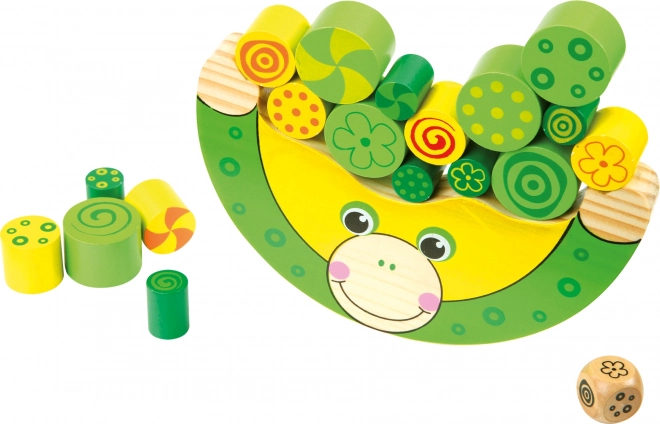 Small Foot Wooden Balancing Frog Game