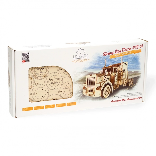 Ugears 3D Puzzle Heavy Boy Truck VM-03