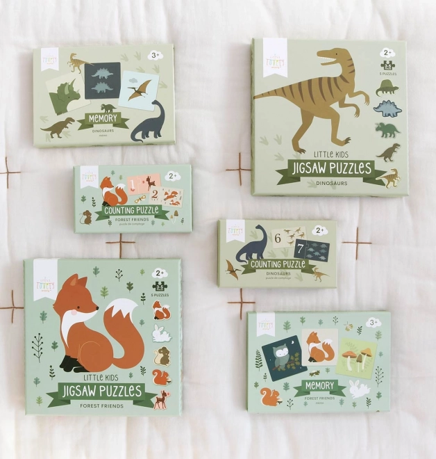 Forest Animals Puzzle Set