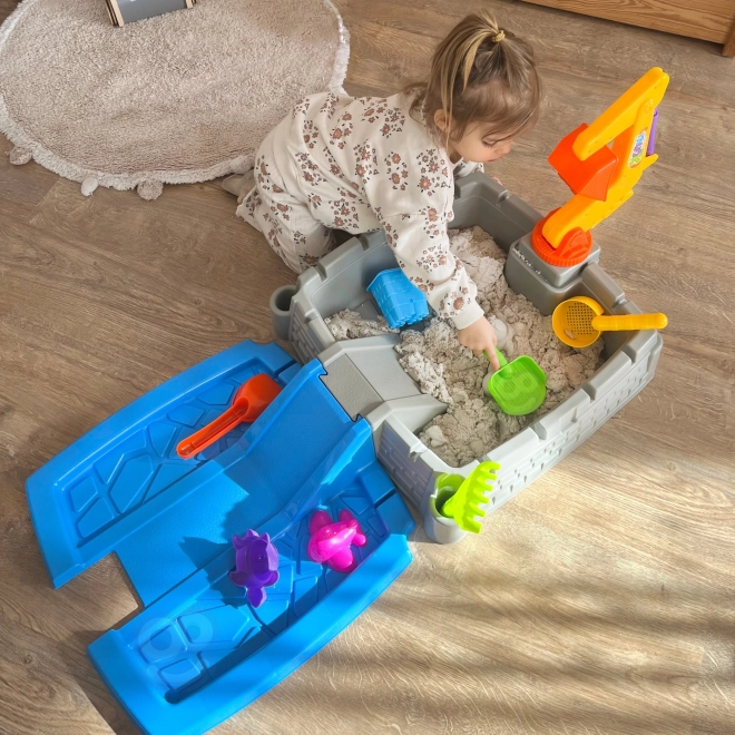 Portable Sandbox WOOPIE Castle with 9 Accessories
