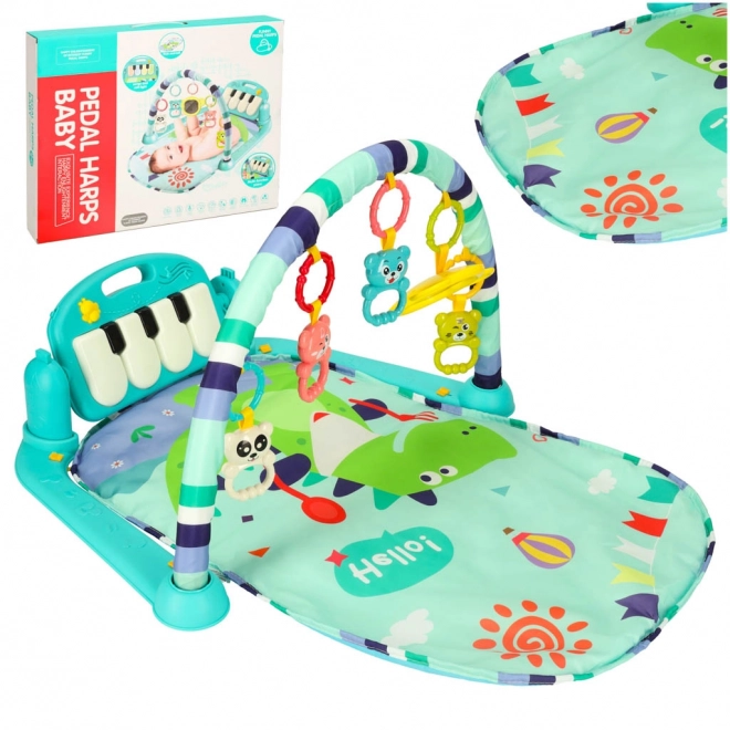 Educational Baby Play Mat with Piano and Rattles 3-in-1 Bibi-inn