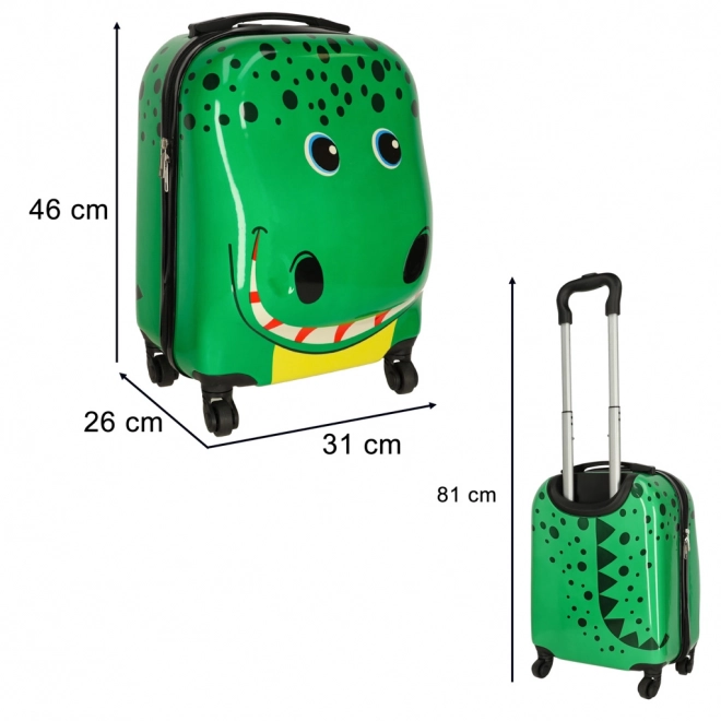 Crocodile Kids Carry-On Travel Suitcase