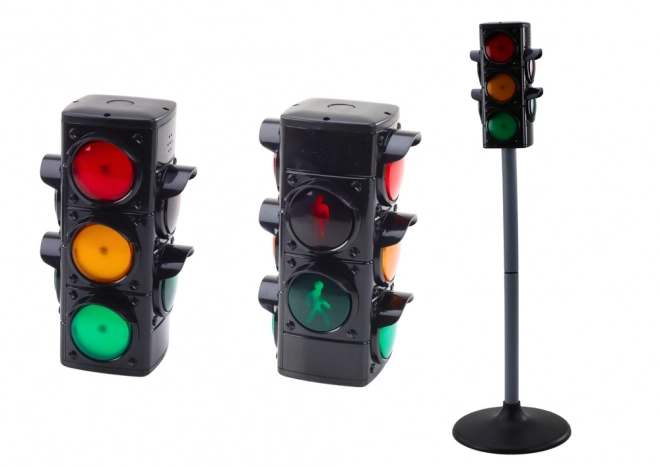 Educational Traffic Light Toy with Sound and Light