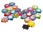 Set zupčanika PLAYGO – interaktivni konstrukcijski set za djecu