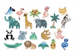 Vilac drevené magnetky Džungľa pre deti