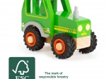 Trætraktor Small Foot grøn
