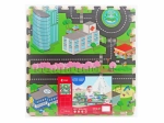 Zachte foam puzzelmat stad voor op de vloer 118 × 118 cm