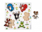 Træ-indlægspuslespil MULLE – lille