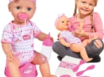 Simba New Born Baby functional doll 43 cm with potty and accessories