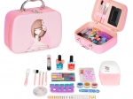 Coffret de maquillage pour enfants en valisette avec miroir et lampe UV LED