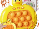 Interactive anti-stress Pop It game – duck