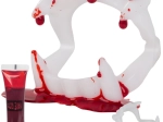 Vámpírfog-készlet hamis vérrel Halloweenre