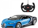 rc bil bugatti chiron 1:14 blå