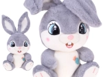Plush Bunny 40 cm – adorable gray Jagódek with bendable ears