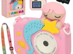 Rosa Digitalkamera für Kinder mit Meerjungfraudesign