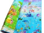 Dvostranska penasta igralna podloga Morski svet 190 × 170 cm