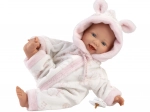 Llorens Little Baby realistische pop baby met zacht stoffen lijfje