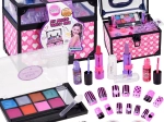 Dziecięcy kosmetyczny kuferek z kosmetykami
