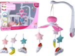 Rosa Musik-Mobile fürs Bettchen Himmel
