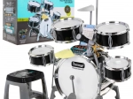 Sæt til børn: trommer + klaver + mikrofon