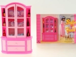 Glorie doll cabinet with tableware