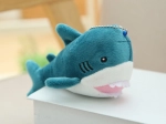 Requin bleu en peluche porte-clés 12 cm