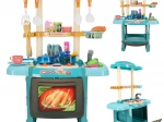 Divertente cucina per bambini con forno, fornelli, suoni e luci