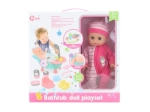 bébé avec baignoire et accessoires 28 cm avec son