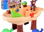 Table d’eau pirate sur pied avec bac à sable et machine à bulles