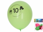Balony do dmuchania 30 cm z liczbą 10 – zestaw 5 szt.